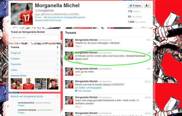 Michel Morganella_twitter_account